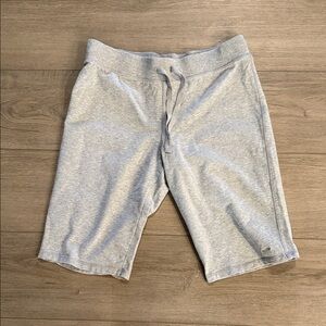 Champion Light Gray Athletic Fleece Drawstring Shorts